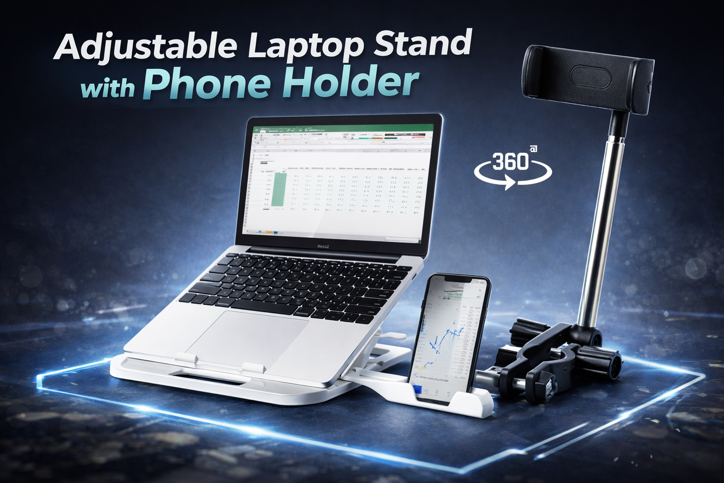Laptop And Mobile stand