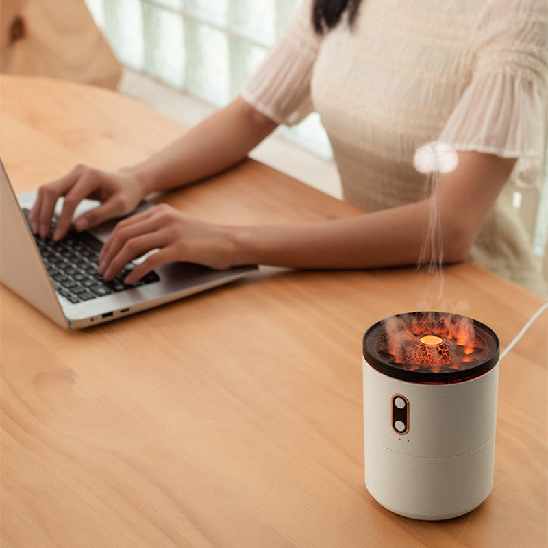 Volcanic Flame Aroma Night Light Lamp