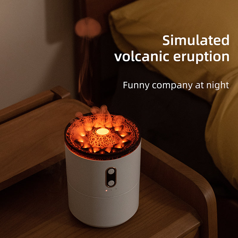 Volcanic Flame Aroma Night Light Lamp