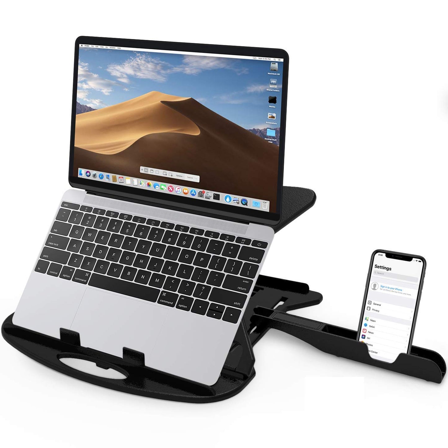 Laptop And Tablet Stand With Mobile stand