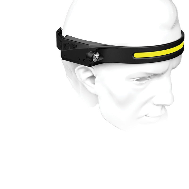 COB LED Induction Headlamp Hunting Light