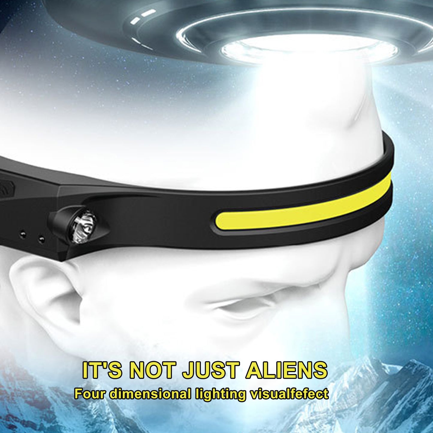 COB LED Induction Headlamp Hunting Light