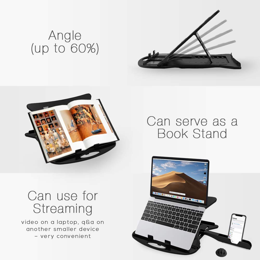 Laptop And Tablet Stand With Mobile stand