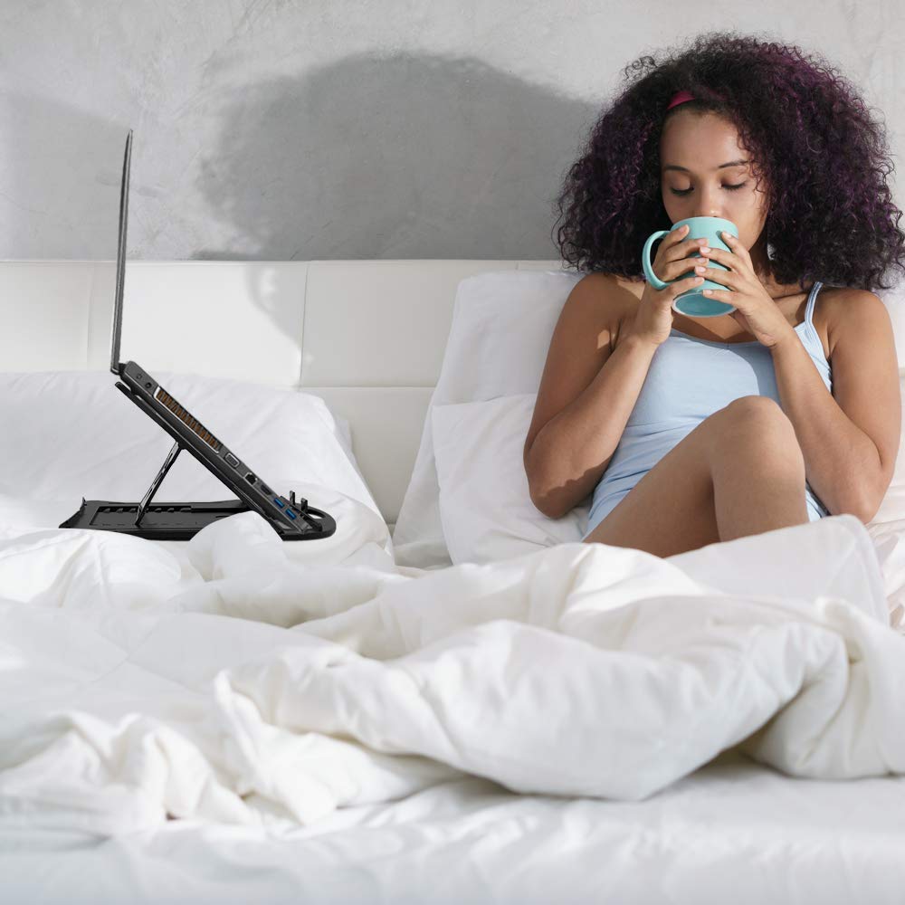 Laptop And Tablet Stand With Mobile stand