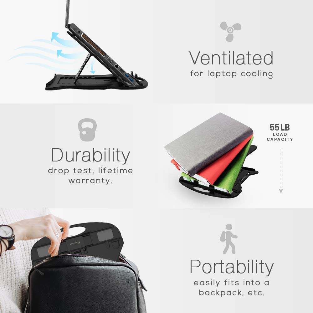 Laptop And Tablet Stand With Mobile stand