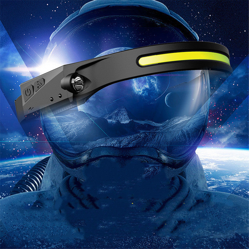 COB LED Induction Headlamp Hunting Light