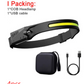 COB LED Induction Headlamp Hunting Light