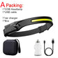 COB LED Induction Headlamp Hunting Light